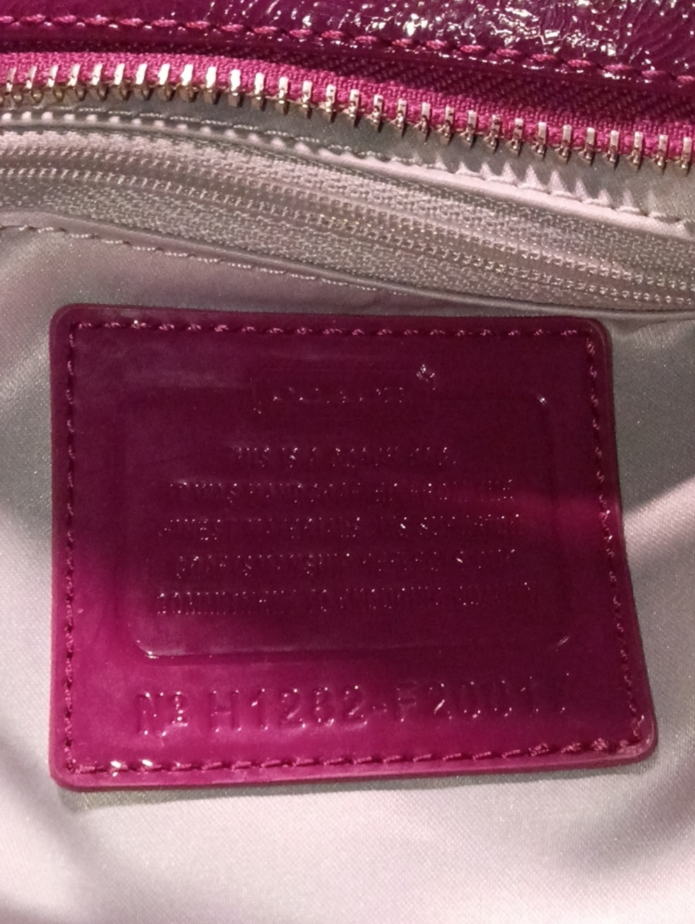Coach Poppy Magenta Leather Shoulder Bag with Heart Charm - Picture 13 of 13